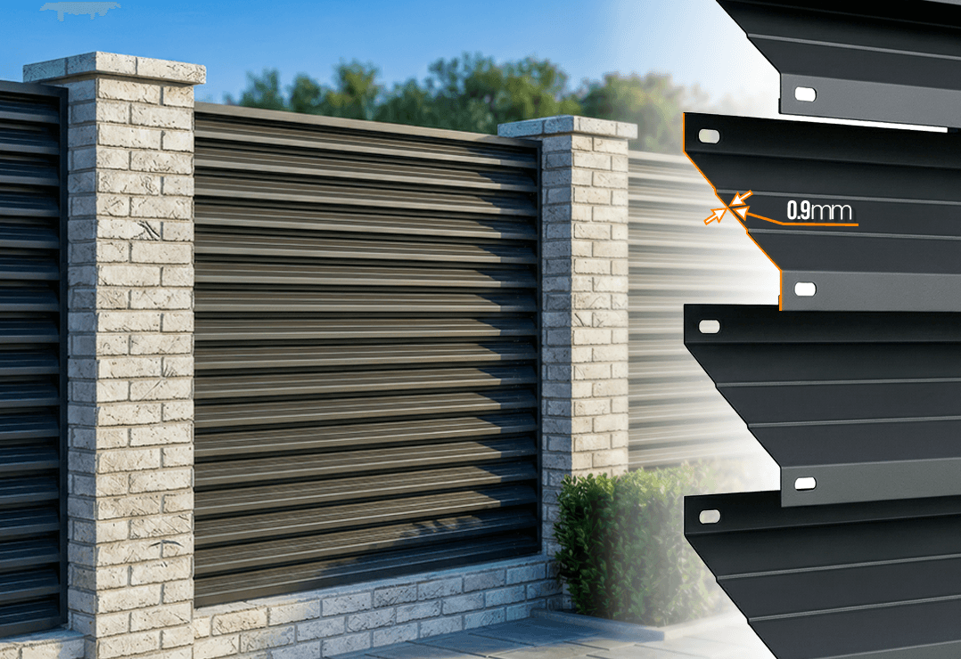 Gard Jaluze - 0.9mm — Anthracite grey, Chocolate brown, Stone grey