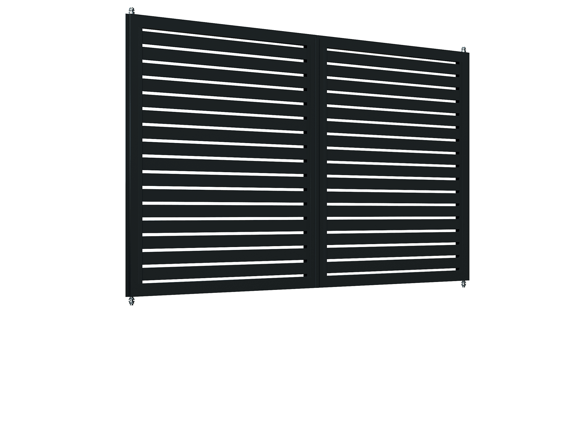 Poartă Batantă Profile Orizontale - Poarta Batanta Profile Orizontale fără stîlpi