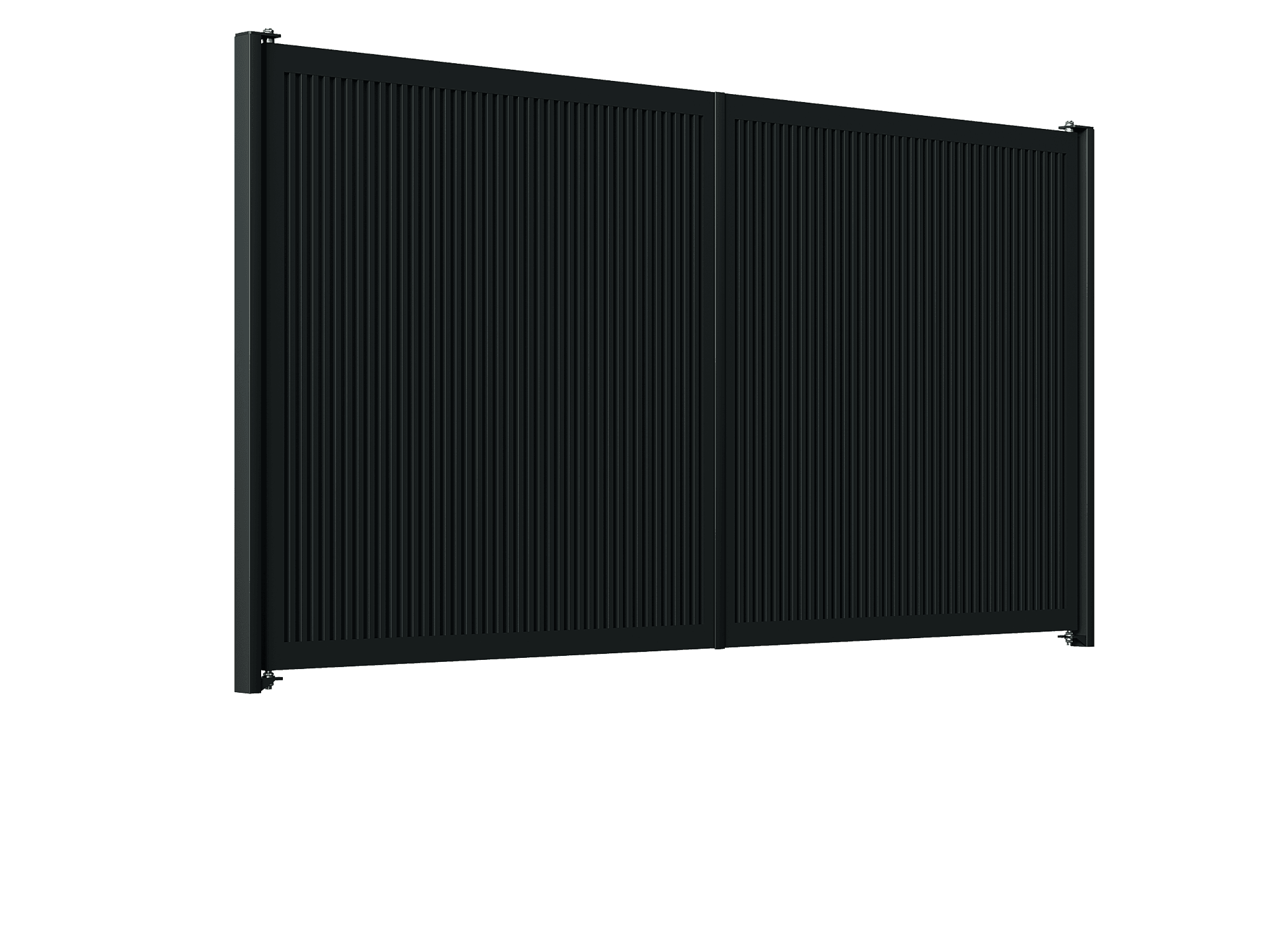Poartă Batantă Profile Verticale INSIDE - Poarta Batanta Profile Verticale INSIDE cu stâlpi 80x40/3.0 h-2.0