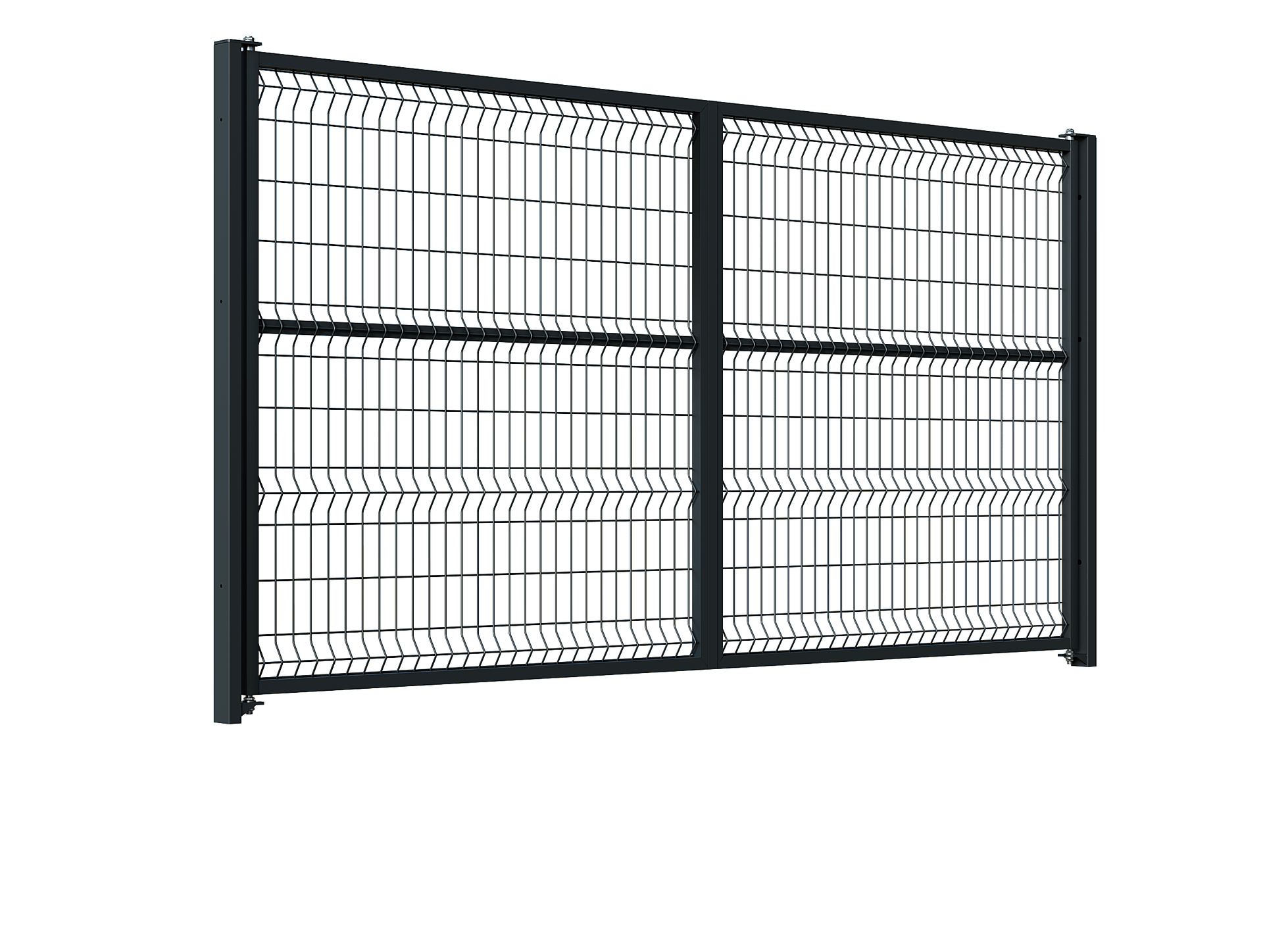 Poartă Batantă Plasă Bordurata - Poarta Batanta Plasă Bordurata cu stâlpi 80x40/3.0 h-2.0