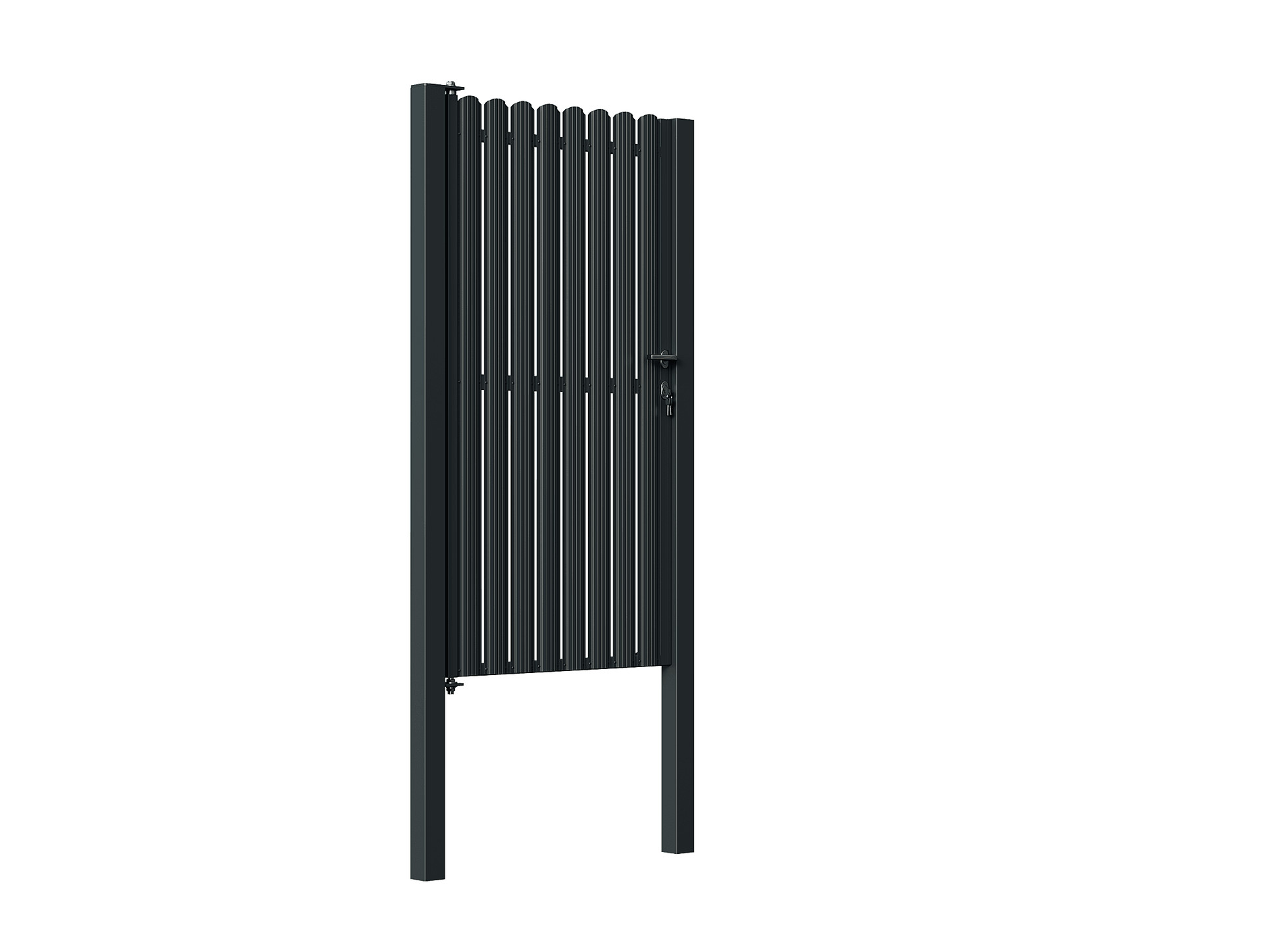 Portiță Șipcă - Portită Șipcă cu stâlpi 100x100/3.0 h-2.8