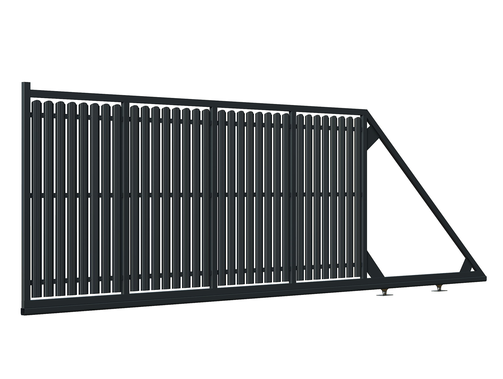 Poarta Autoportantă Șipcă - Poartă Autoportantă Jaluze