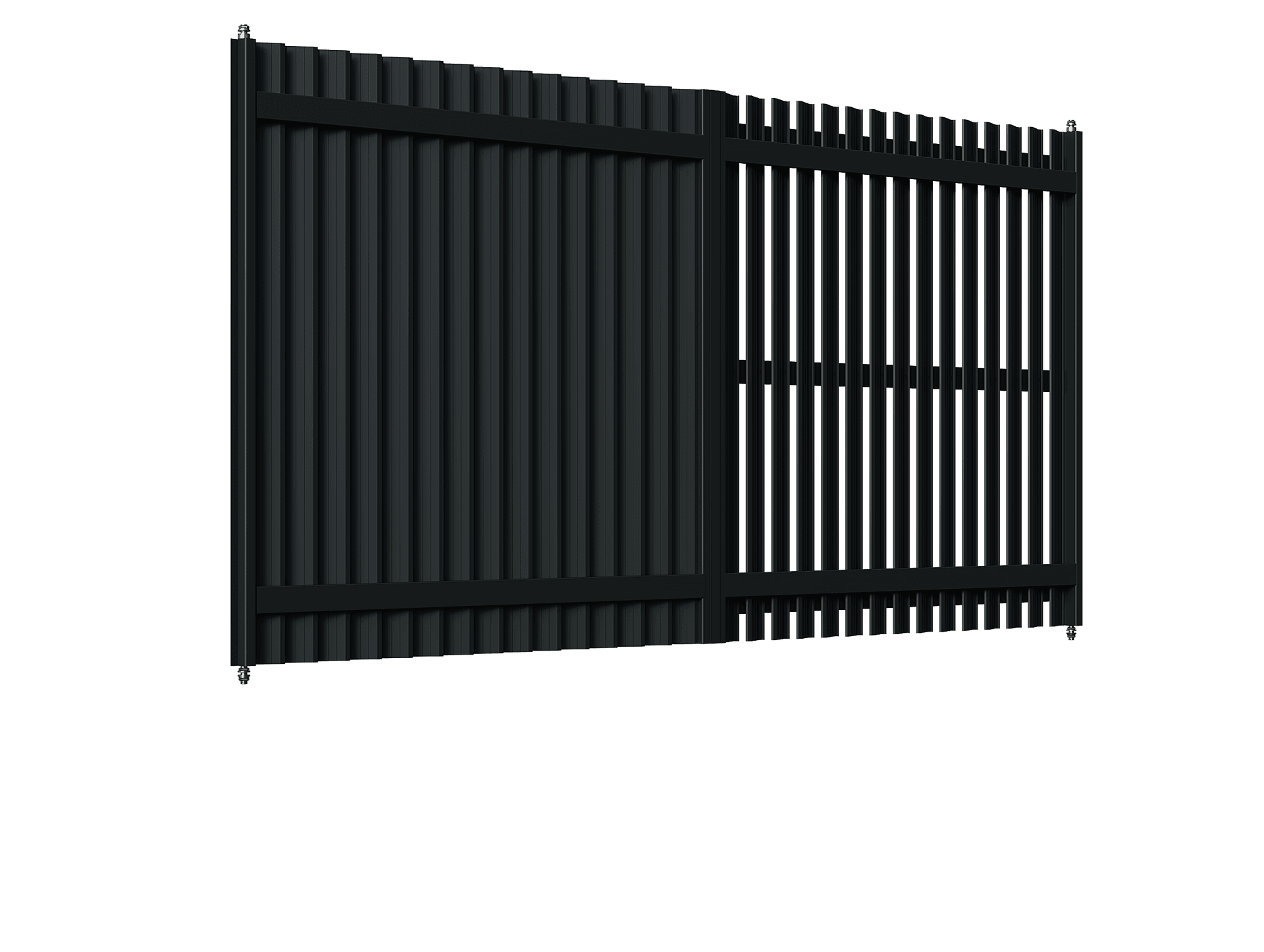 Poartă Batantă Jaluze Verticale - Poarta Batanta Jaluze Verticale fără stîlpi