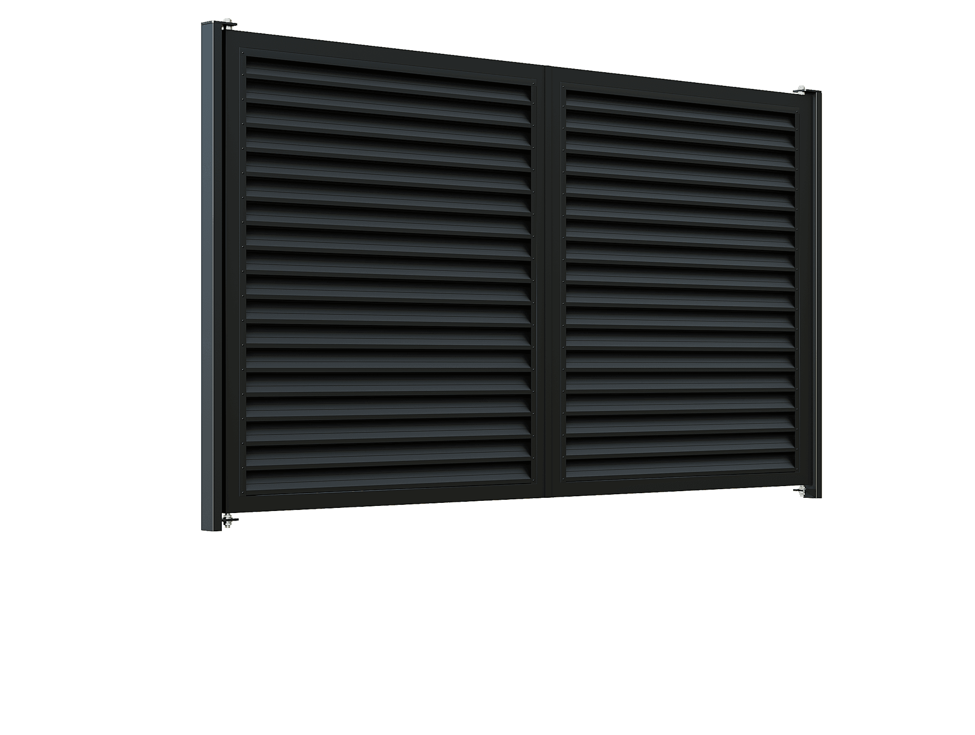 Poartă Batantă Jaluze - Poarta Batanta Jaluze cu stâlpi 80x40/3.0 h-2.0