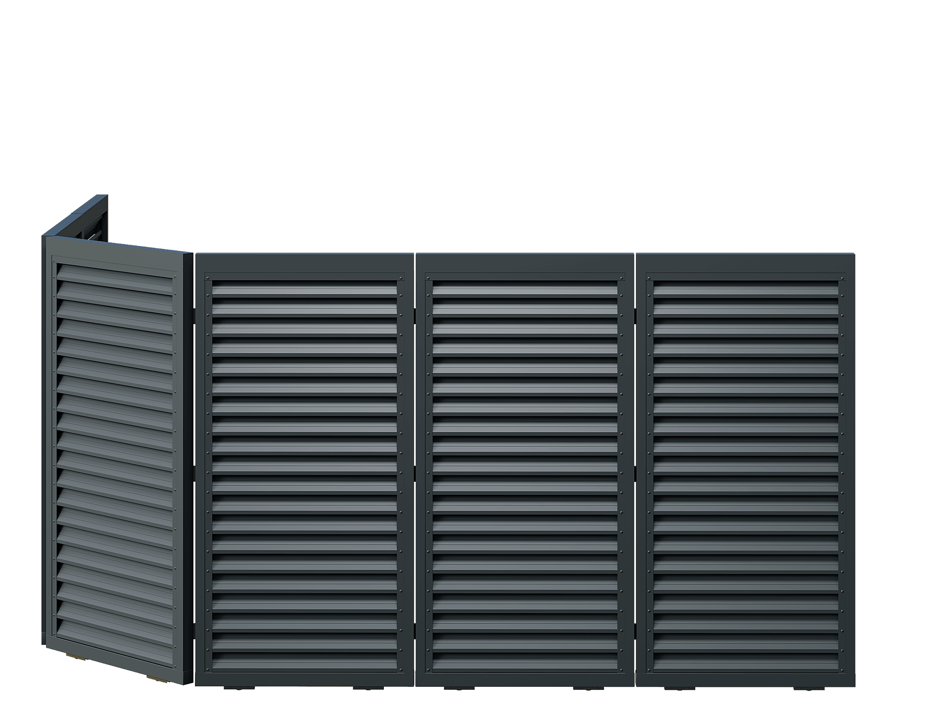 Poartă Glisantă Articulată Jaluze - Poartă Glisantă Articulată Jaluze la COMANDĂ