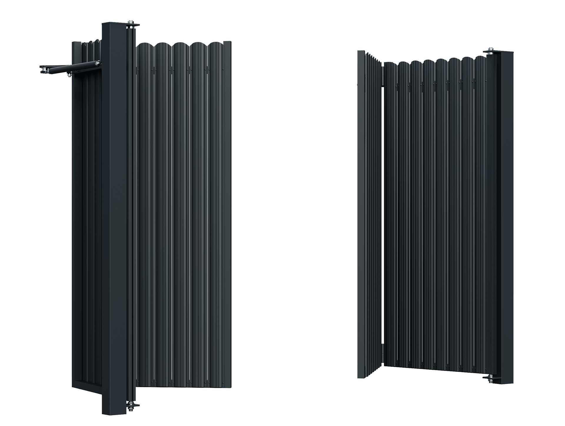 Poartă Bi-Folding Șipcă - Poartă Bi-Folding Șipcă la COMANDĂ