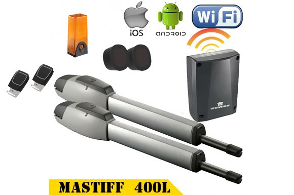 Set automatizare porți batante  MASTIFF 400 L